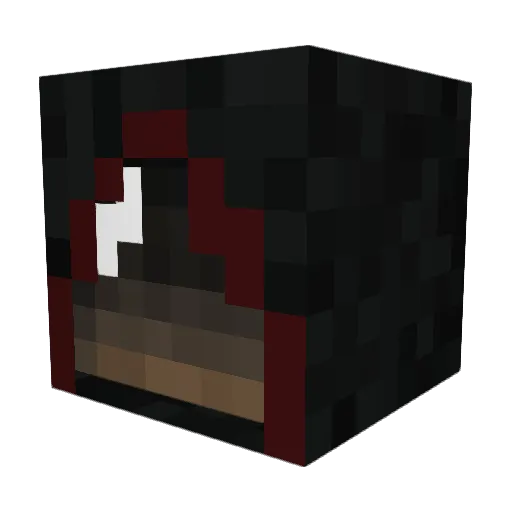 JackieChan16 Minecraft avatar head, 3D render