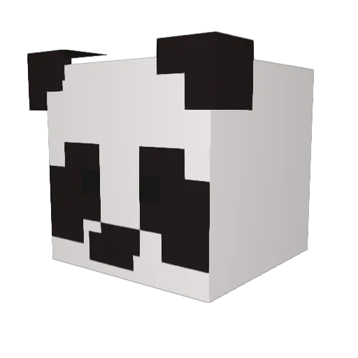 JackieCrackie Minecraft avatar head, 3D render