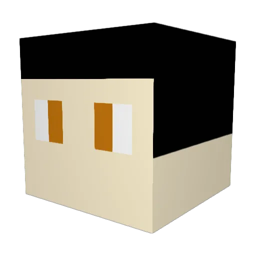 Jackie_2003 Minecraft avatar head, 3D render