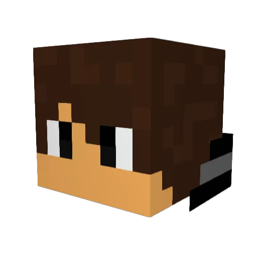 Jackie_Jan Minecraft avatar head, 3D render