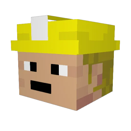 Jackie__Moon Minecraft avatar head, 3D render