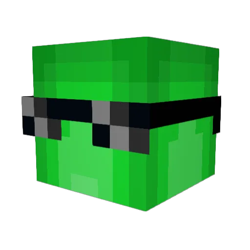 Jackieman222 Minecraft avatar head, 3D render