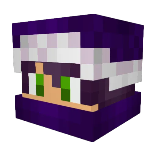 Jackinator128 Minecraft avatar head, 3D render