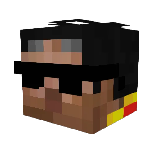 JackingH_2504 Minecraft avatar head, 3D render