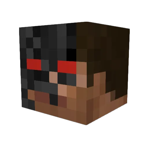 JackisAmazing_ya Minecraft avatar head, 3D render