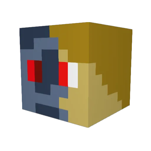 Jackisawsome56 Minecraft avatar head, 3D render
