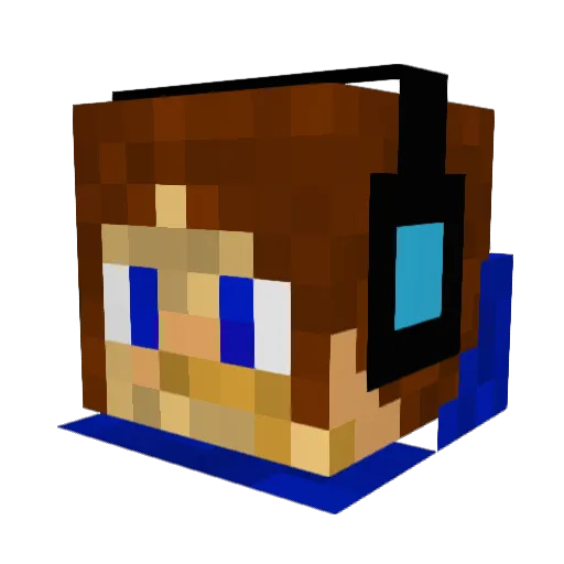 Jackk_Jack Minecraft avatar head, 3D render