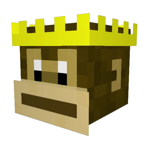 Jackkanoff3x Minecraft avatar head, 3D render