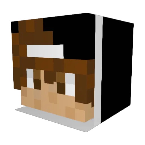 JackkofDiamonds Minecraft avatar head, 3D render