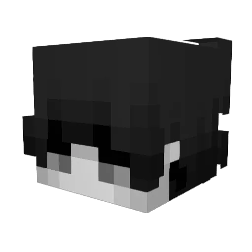 Jacklinski Minecraft avatar head, 3D render