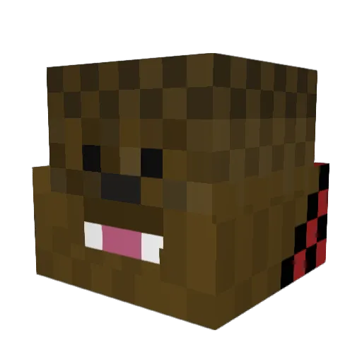 Jackman857 Minecraft avatar head, 3D render