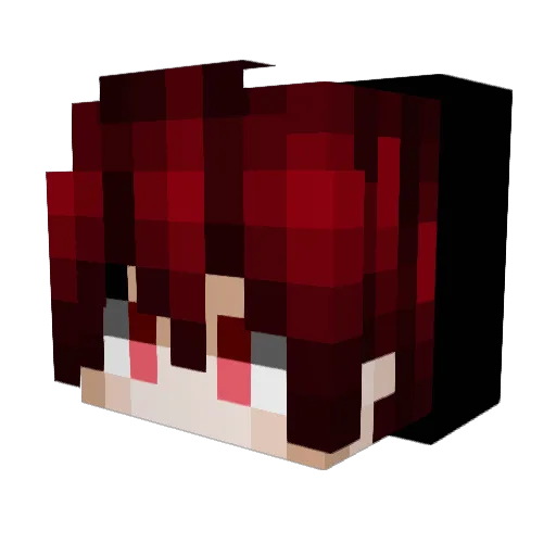 Jackminer37 Minecraft avatar head, 3D render