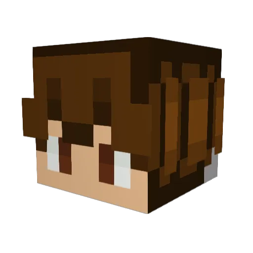Jacko1718 Minecraft avatar head, 3D render