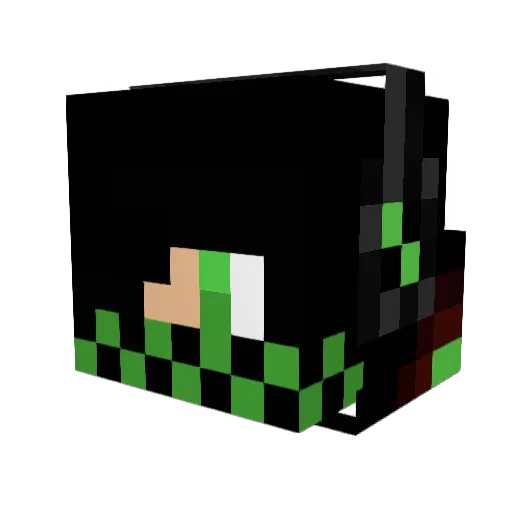 Jacko2003 Minecraft avatar head, 3D render