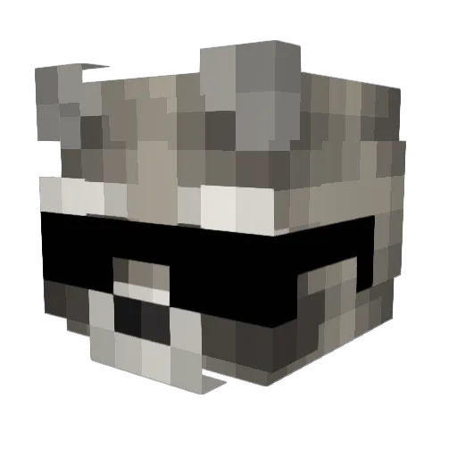 JackoZ27 Minecraft avatar head, 3D render