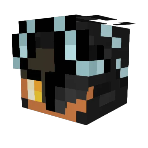 JackofalTr8z Minecraft avatar head, 3D render