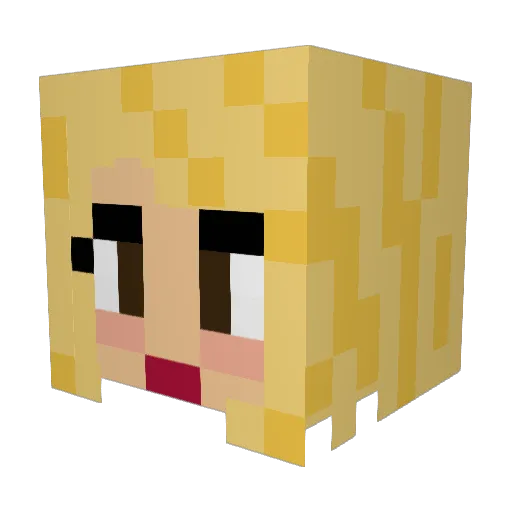 Jackson723 Minecraft avatar head, 3D render