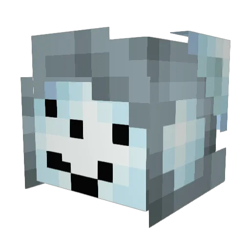 JacksonBlu Minecraft avatar head, 3D render