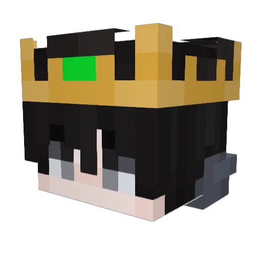 JacksonG1999 Minecraft avatar head, 3D render