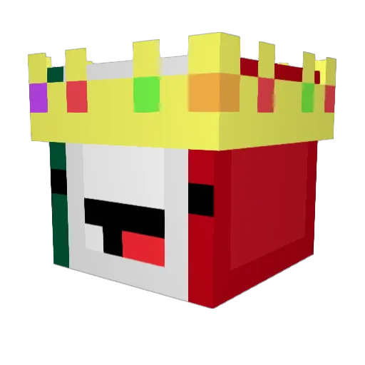 JacksonV116 Minecraft avatar head, 3D render