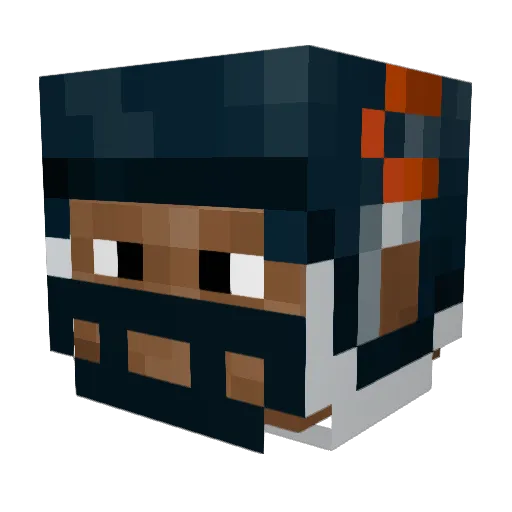 Jackson_hartt Minecraft avatar head, 3D render