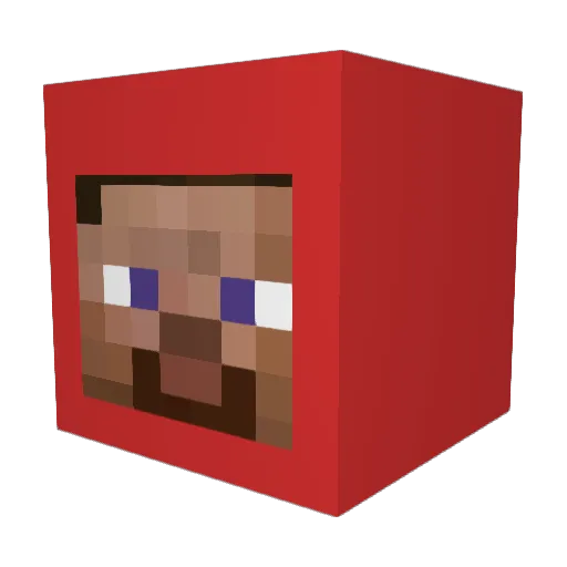 Jacksp2000 Minecraft avatar head, 3D render