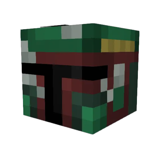 Jacksparrow4589 Minecraft avatar head, 3D render