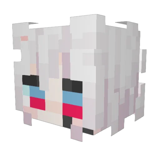Jackstar1420 Minecraft avatar head, 3D render