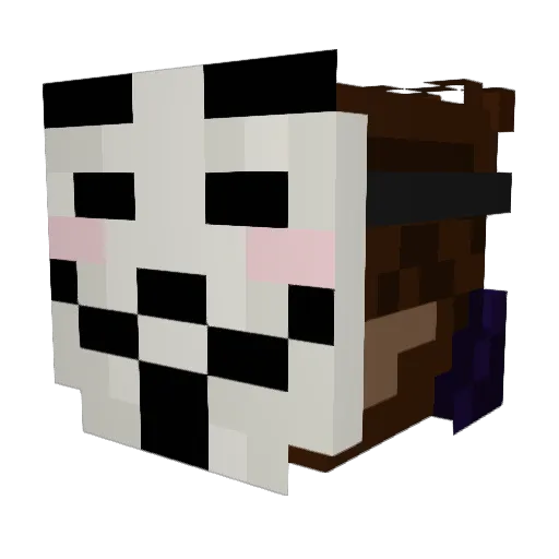 JacktheRippergx Minecraft avatar head, 3D render