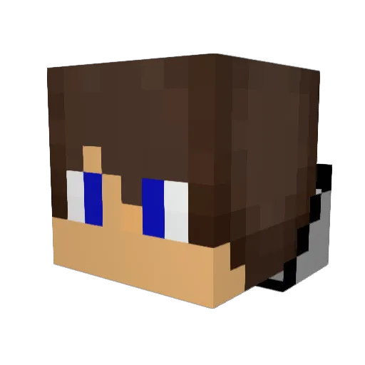 Jackthekid500 Minecraft avatar head, 3D render