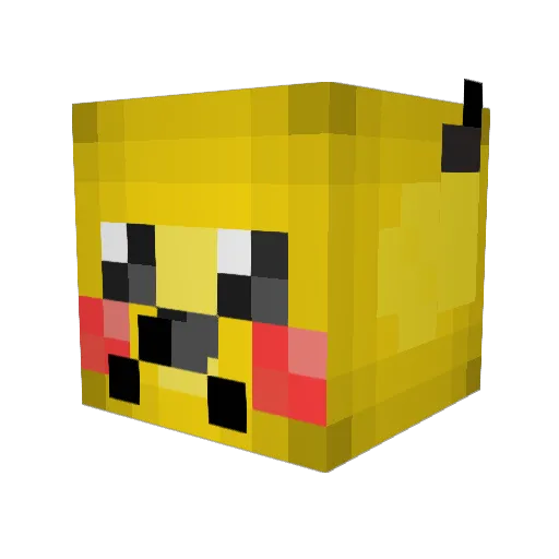 JackusAttackus Minecraft avatar head, 3D render