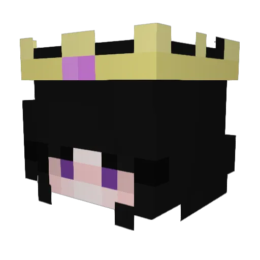 Jacky707 Minecraft avatar head, 3D render