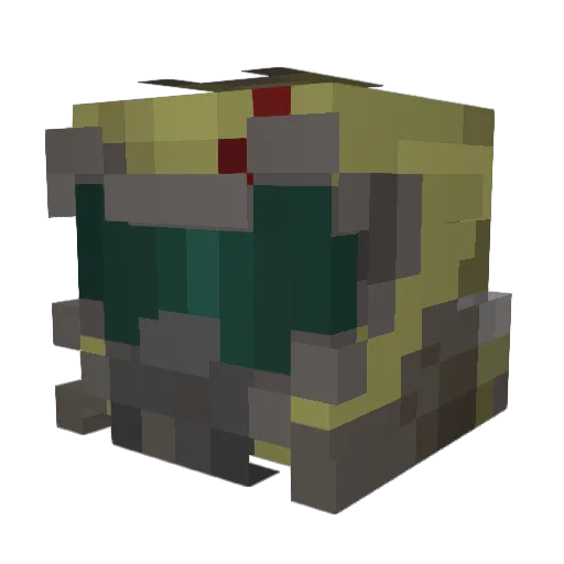 JackyBean99 Minecraft avatar head, 3D render