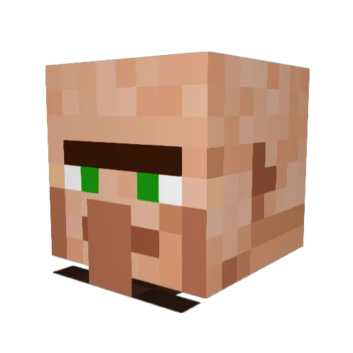 JackyBeck Minecraft avatar head, 3D render