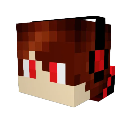 JackyChing Minecraft avatar head, 3D render