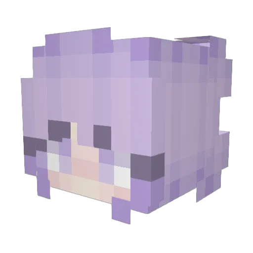 Jackytheegg Minecraft avatar head, 3D render
