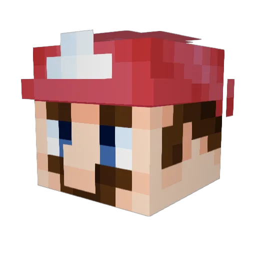 Jaco914 Minecraft avatar head, 3D render