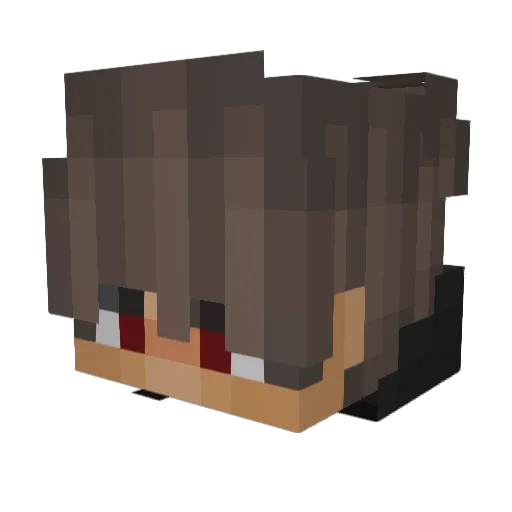 JacoB10_ Minecraft avatar head, 3D render