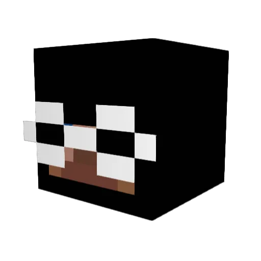 JacoBBBs Minecraft avatar head, 3D render