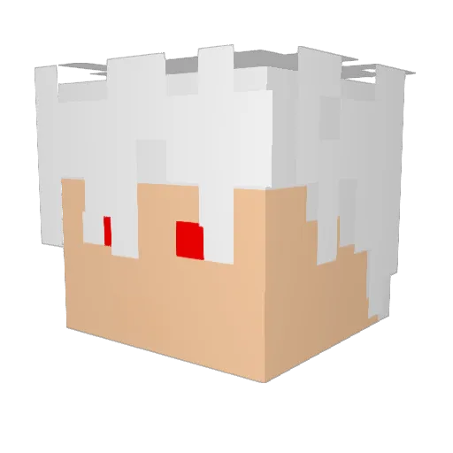 JacoFineHerbe Minecraft avatar head, 3D render