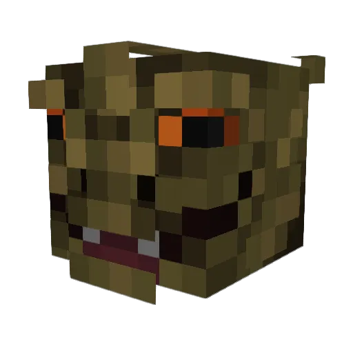 JacoH26 Minecraft avatar head, 3D render