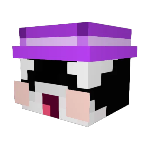 Jacob081 Minecraft avatar head, 3D render