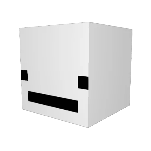 Jacob3772 Minecraft avatar head, 3D render