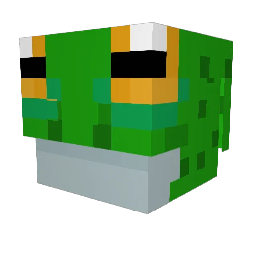JacobCro Minecraft avatar head, 3D render