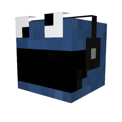 JacobD73 Minecraft avatar head, 3D render
