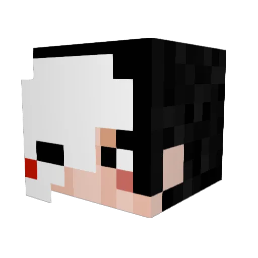 JacobDarko Minecraft avatar head, 3D render