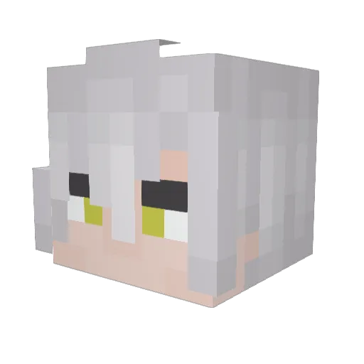 JacobEatWorld Minecraft avatar head, 3D render