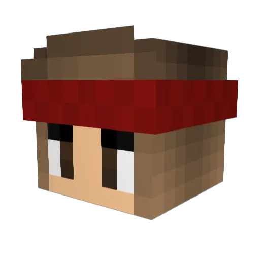 JacobGoertz69 Minecraft avatar head, 3D render