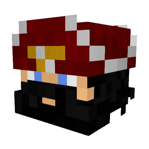 JacobLehmann Minecraft avatar head, 3D render