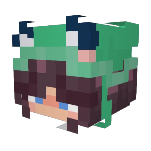 JacobLover69 Minecraft avatar head, 3D render